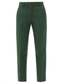 Houndstooth-Check Tailored Trousers by Racil at Matches