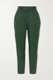 Houndstooth-Check Tailored Trousers by Racil at Net A Porter