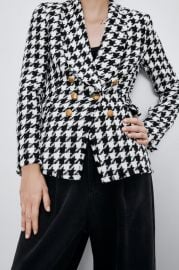 Houndstooth Jacket by Zara at Zara