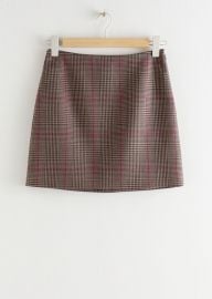 Houndstooth Mini Skirt at & Other Stories