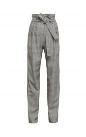 Houndstooth Paperbag Waist Trouser at Bcbgmaxazria