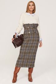 Houndstooth Pencil Skirt by Stella Jean for 95 at Rent the Runway