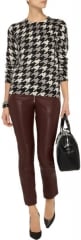 Houndstooth Shane Sweater by Equipment at The Outnet