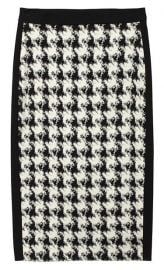 Houndstooth Skirt at DKNY