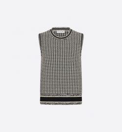 Houndstooth Sweater Vest by Dior at Dior