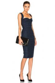 Houndstooth dress by Victoria Beckham at Forward