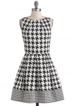 Houndstooth dress from ModCloth at Modcloth