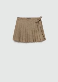 Houndstooth mini-skirt - Women MANGO USA at Mango