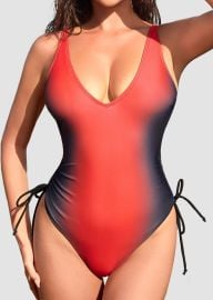 Hourglass Shadow Sculpt One-Piece Swimsuit Lily Love at Lily Love