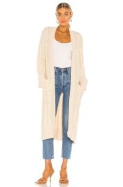 House Of Harlow 1960 X Revolve Virgo Cable Knit Cardigan In Ivory at Revolve
