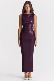 House of CB Sahara Faux Leather Body Con Maxi Dress at House of CB