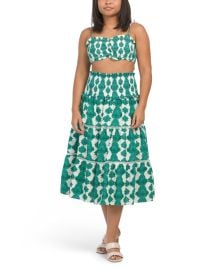 House of Harlow 1960 Linen Blend Bandeau Skirt Set at Marshalls