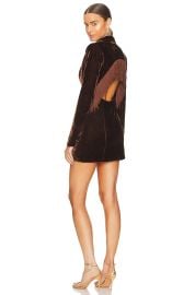 House of Harlow 1960 Oriley Blazer Dress in Chocolate Brown at Revolve