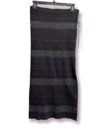 House of Harlow 1960 Ribbed Midi Pencil Stripes Skirt Black Multi Size M NWT eBay at ebay