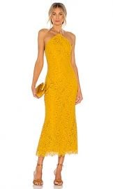 House of Harlow 1960 x  Rosaline Dress in Yellow at Revolve