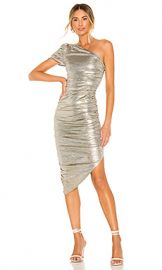 House of Harlow 1960 x REVOLVE Kalina Midi Dress in Pewter from Revolve com at Revolve