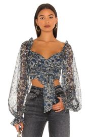 House of Harlow 1960 x Revolve Wella Blouse at Revolve