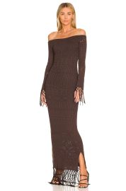 House of Harlow Rose Dress in Chocolate at Revolve