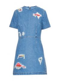 House of Holland Distressed Denim Dress at Matches