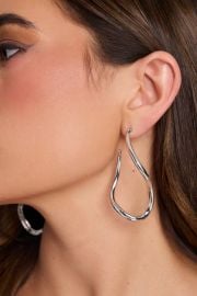 How It Is Hoop Earrings - Silver Fashion Nova at Fashion Nova