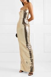 Howard strapless sequined crepe gown at Net A Porter