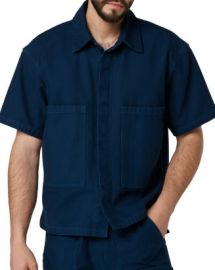 Hudson BKW Short Sleeve Hidden Placket Shirt Bloomingdales at Bloomingdales