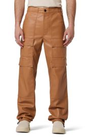 Hudson Jeans Achea Faux Leather Cargo Pants at Nordstrom