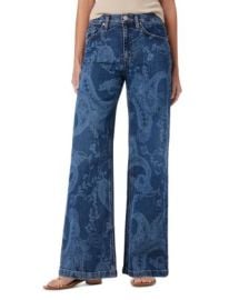 Hudson Jodie High Rise Wide Leg Jeans in Indigo Paisley Bloomingdale39s at Bloomingdales