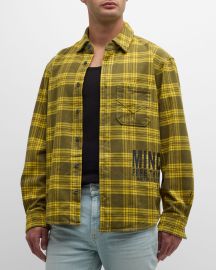 Hudson Menx27s Plaid Arts District Sport Shirt at Neiman Marcus