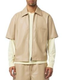 Hudson Short Sleeve Zip Front Shirt Bloomingdales at Bloomingdales