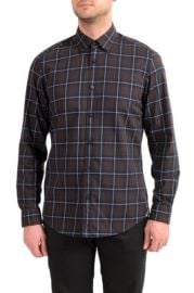 Hugo Boss quotLod53quot Menaposs Regular Fit Plaid Long Sleeve Casual Shirt eBay at eBay