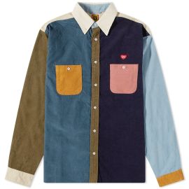 Human Made Crazy Corduroy Shirt Blue END at END.