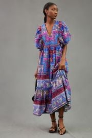 Hunter Bell Palmer Patchwork Maxi Dress at Anthropologie