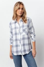 Hunter Shirt by Rails in White Storm at Rails