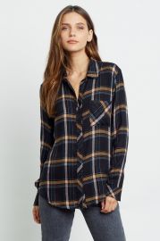 Hunter Shirt in Midnight Teal Mustard by Rails at Rails