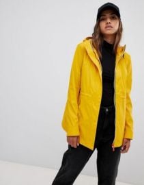 Hunter lightweight rubberised yellow rain mac ASOS at ASOS