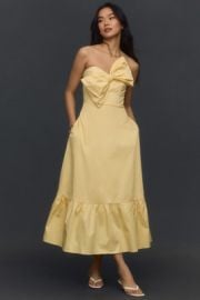 Hutch Colourblocked Bow Tie Maxi Dress at Anthropologie
