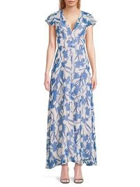Hutch Nia Floral A Line Maxi Dress at Saks Fifth Avenue