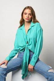 Hutch Teal Webster Top - Teal at Verishop