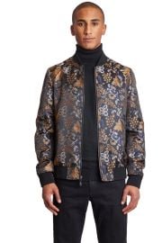 Hyde Bomber Jacket - slim - Black Navy Gold 8211 Paisley amp Gray at Paisley & Gray