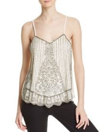 Hydepark Embroidered Strappy Tank - Compare at  110 at Bloomingdales