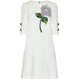 Hydrangea Applique Shift Dress by Gucci at Farfetch