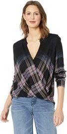 Hyperion Plaid Surplice Top at Amazon