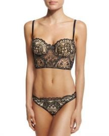 Flammes Et Fumee Underwire Half-Cup Bustier at Neiman Marcus