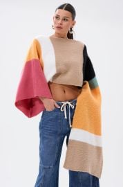 I LIKE IT LIKE THAT CROP ABSTRACT SWEATER AKIRA at Akira