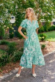 I Spring 2026 I Eloise Dress in Meadow Zellige Tile at Sheridan French