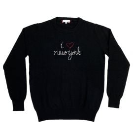 I heart New York Crewneck by Lingua Franca at Lingua Franca