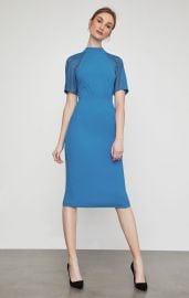 IMAGES Lace Inset Sheath Dress at BCBGMAXAZRIA