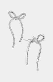 IN THE AIR CZ BOW JACKET EARRINGS NADRI at Nadri