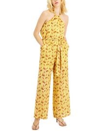 INC International Concepts Cotton Twist Halter Jumpsuit Created for Macys Reviews - Women - Macys at Macys